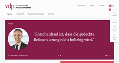 Desktop Screenshot of pfandbrief.de